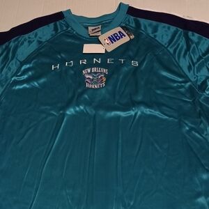NBA Teal Hornets Jersey with Logo